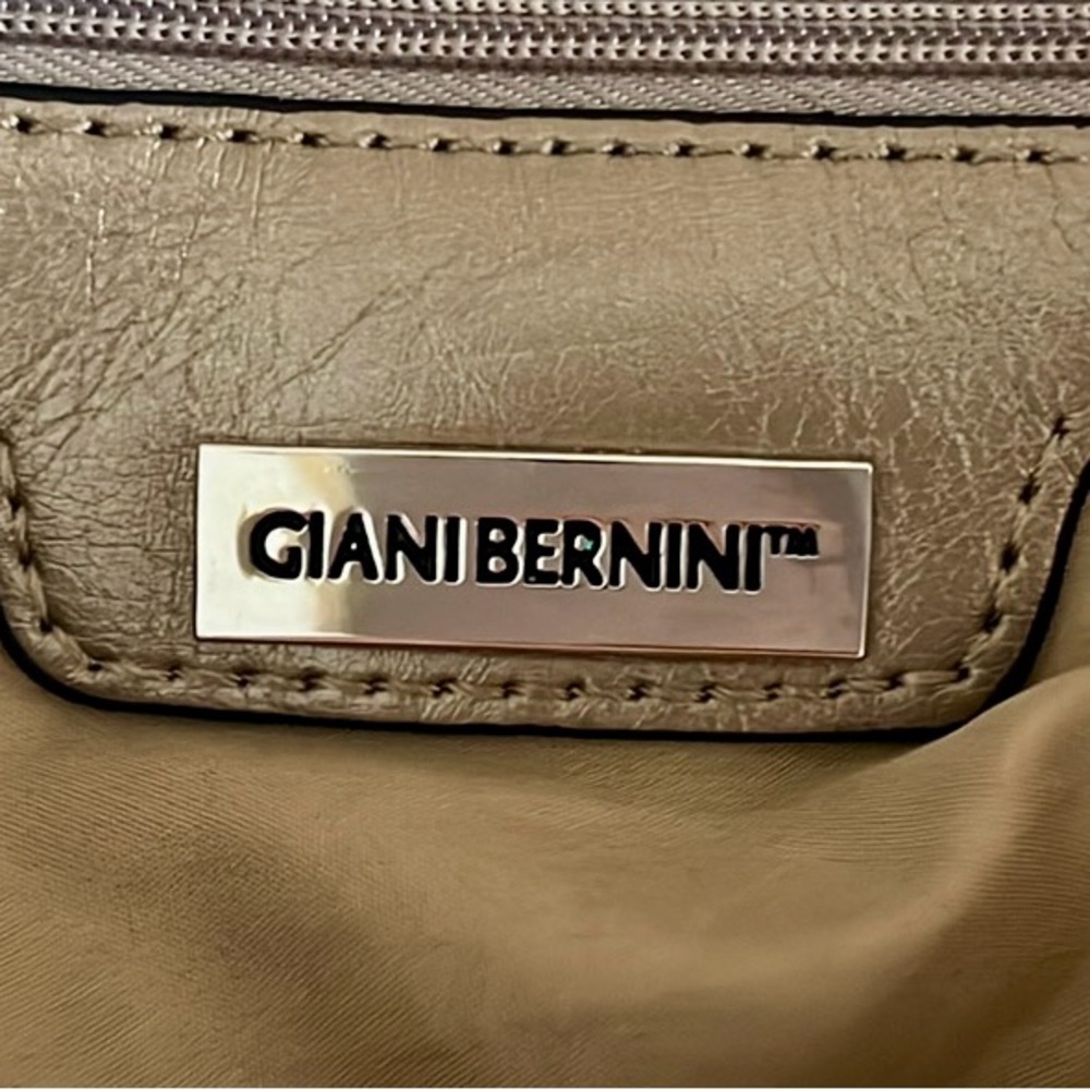 Giani Bernini Metallic Grey Tannish Shoulder Bag - Picture 9 of 9
